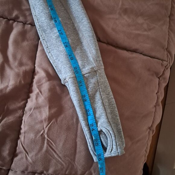 Lululemon Women Activewear Jacket 6 Gray In Stride Logo Full Zip Running Pockets - Picture 8 of 8